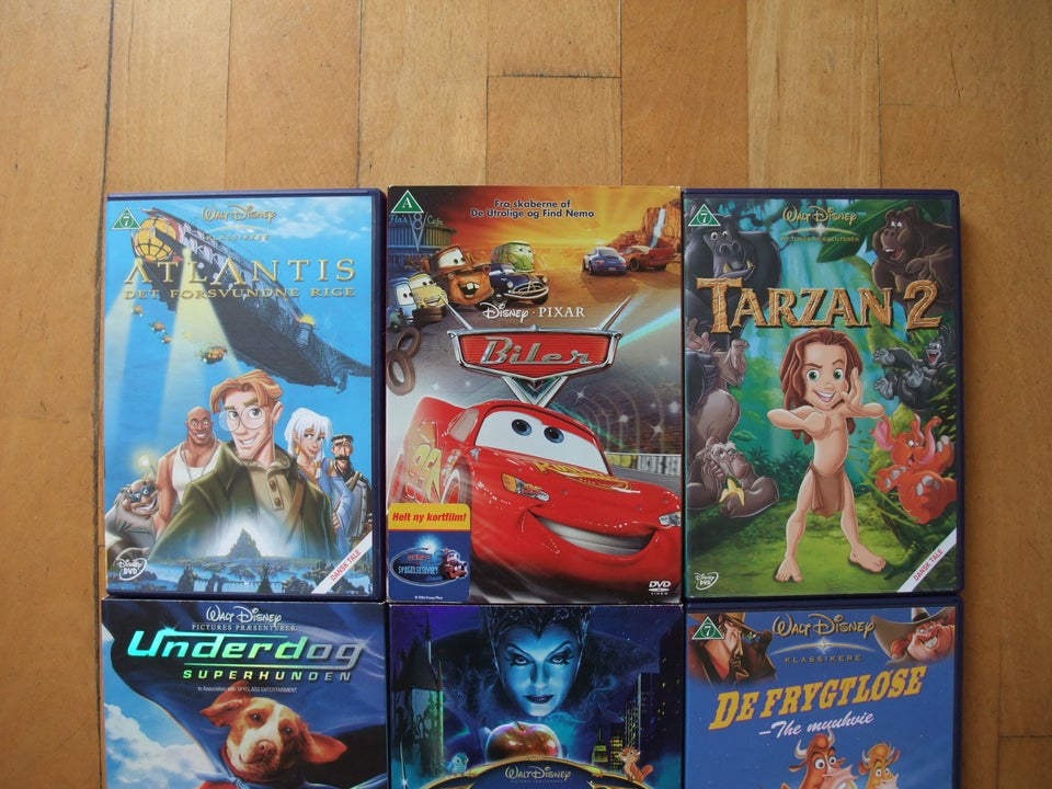 Disney Diverse Tegnefilm, DVD,