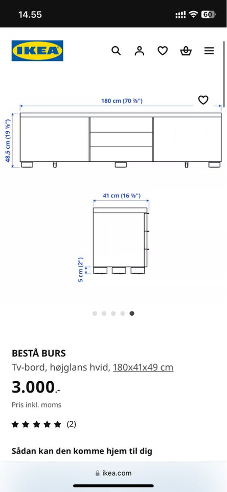 Tv-bænk