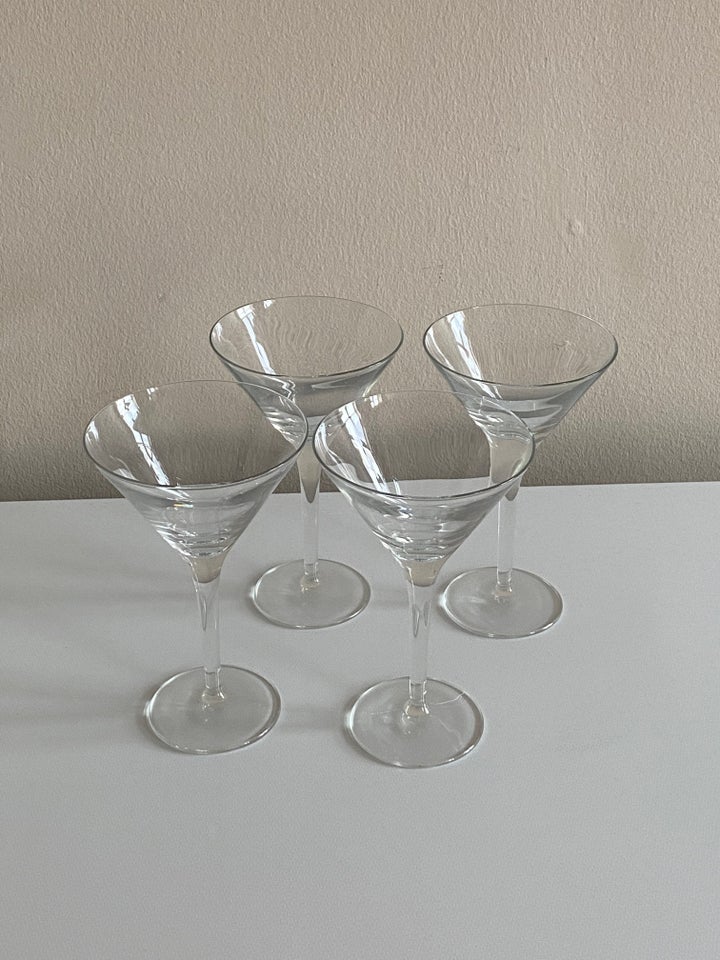 Glas, 4 cocktail glas