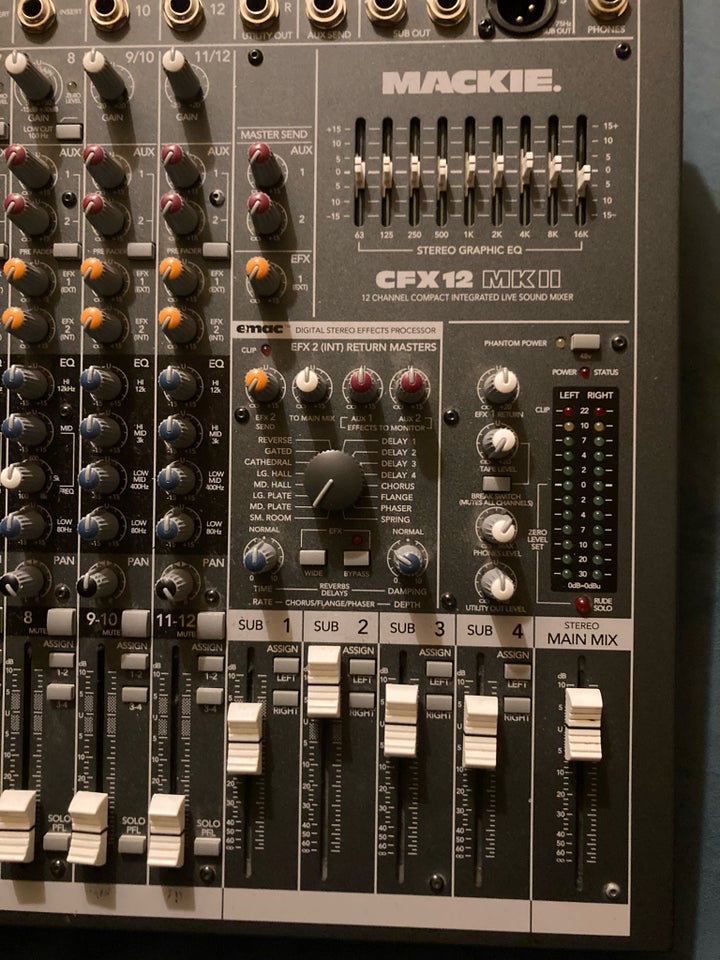 Mixer, Mackie CFX12 mkII