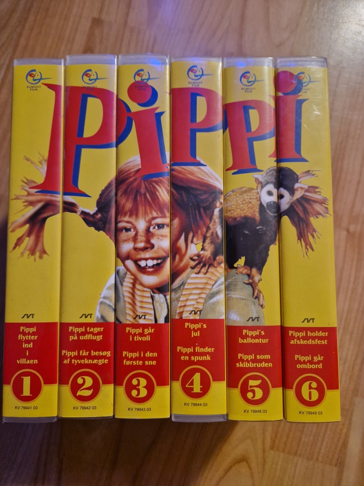 Familiefilm, VHS PIPPI SERIE