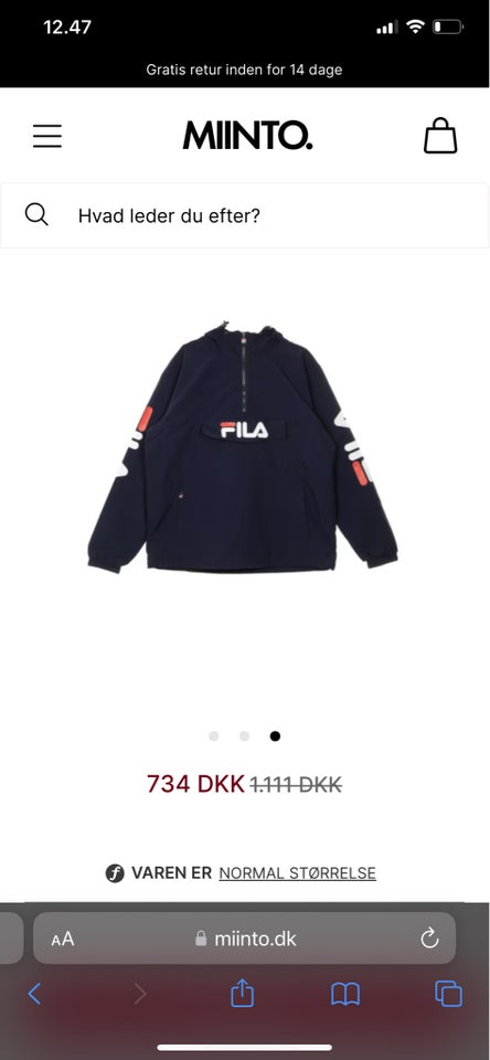 Anorak, str. 36, Fila