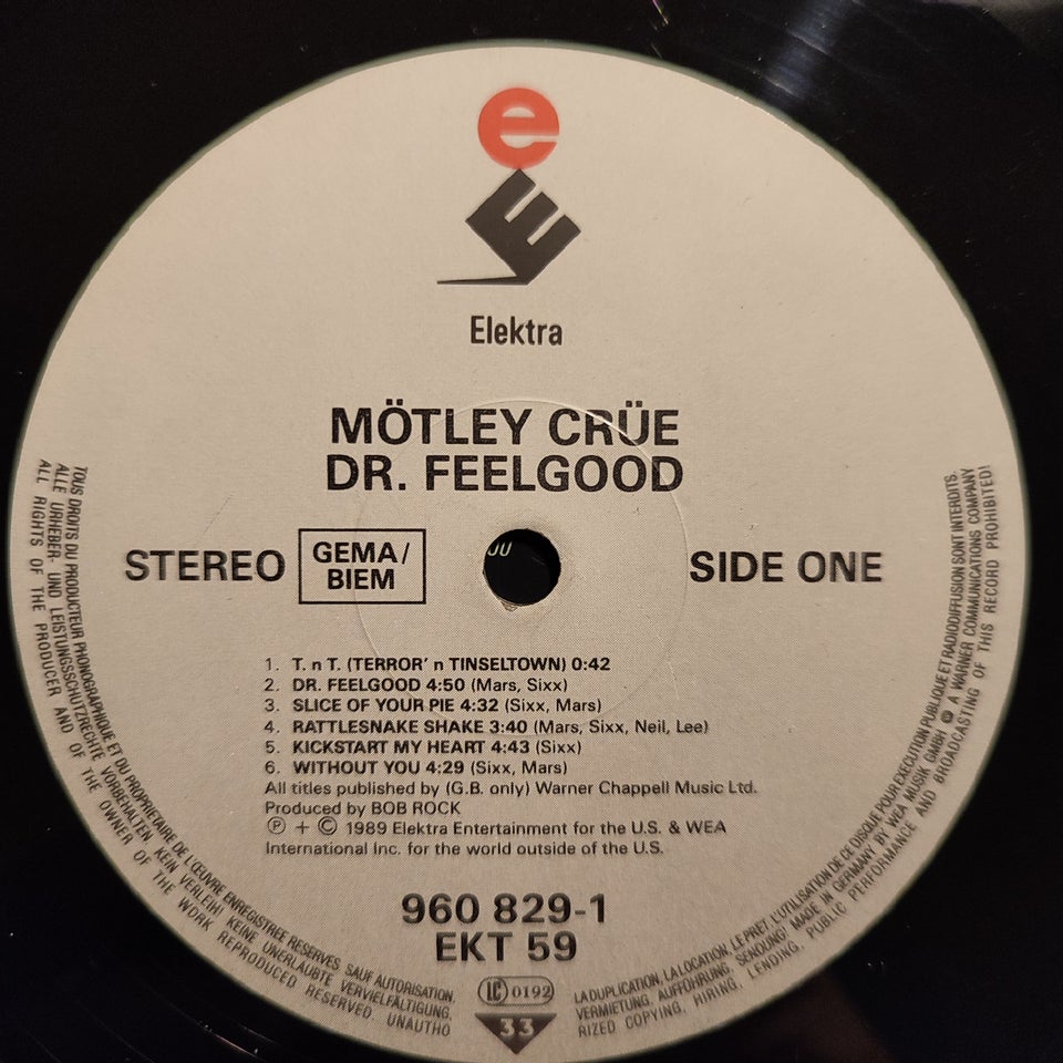 LP, Motley Crue , Dr. feelgood