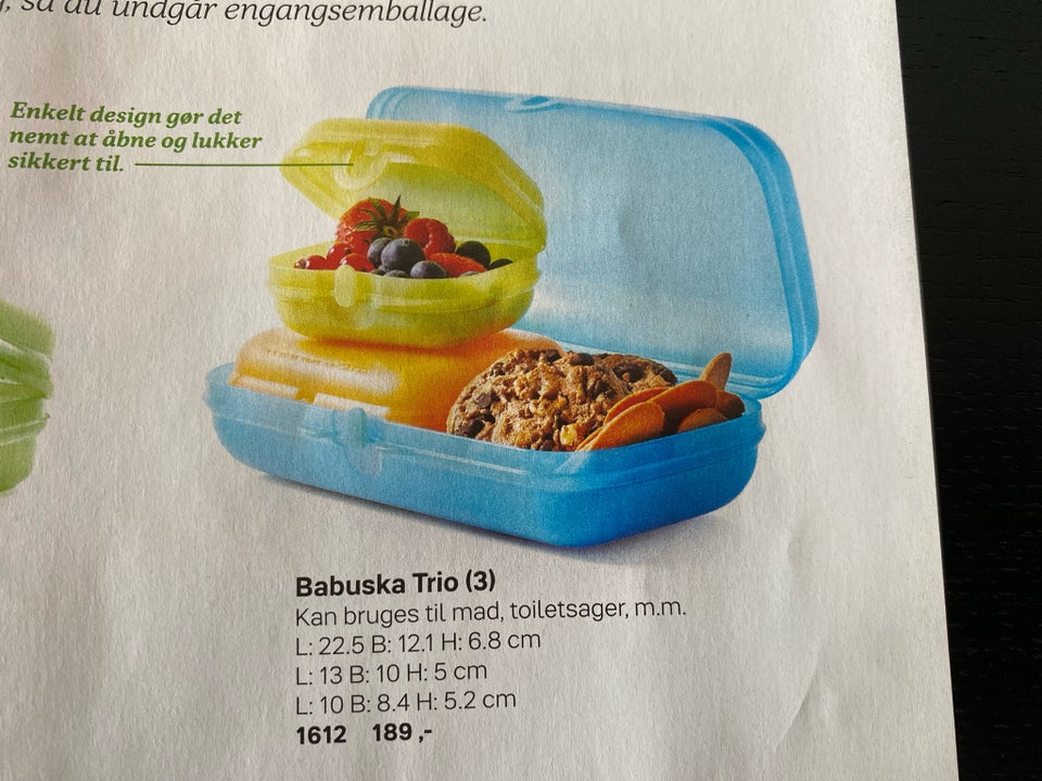 Plastik, Madkasse, Tupperware