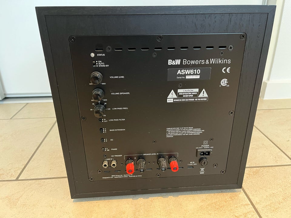 Subwoofer, BW, ASW610