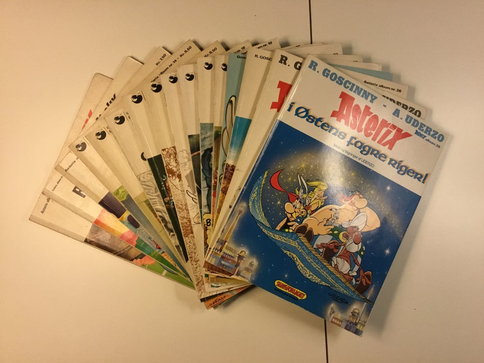 Asterix albums, Tegneserie