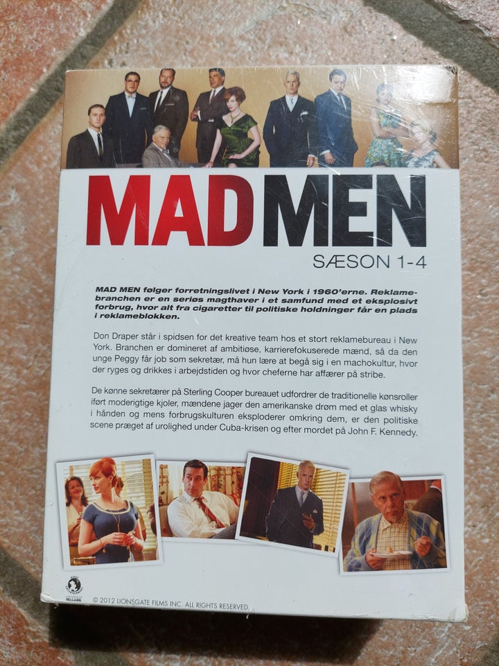 Uåbnet Mad men boks, DVD, TV-serier