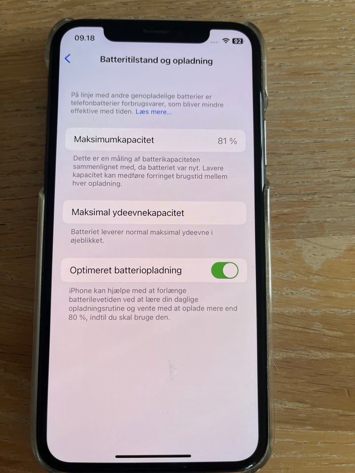 iPhone XS 64 GB sort