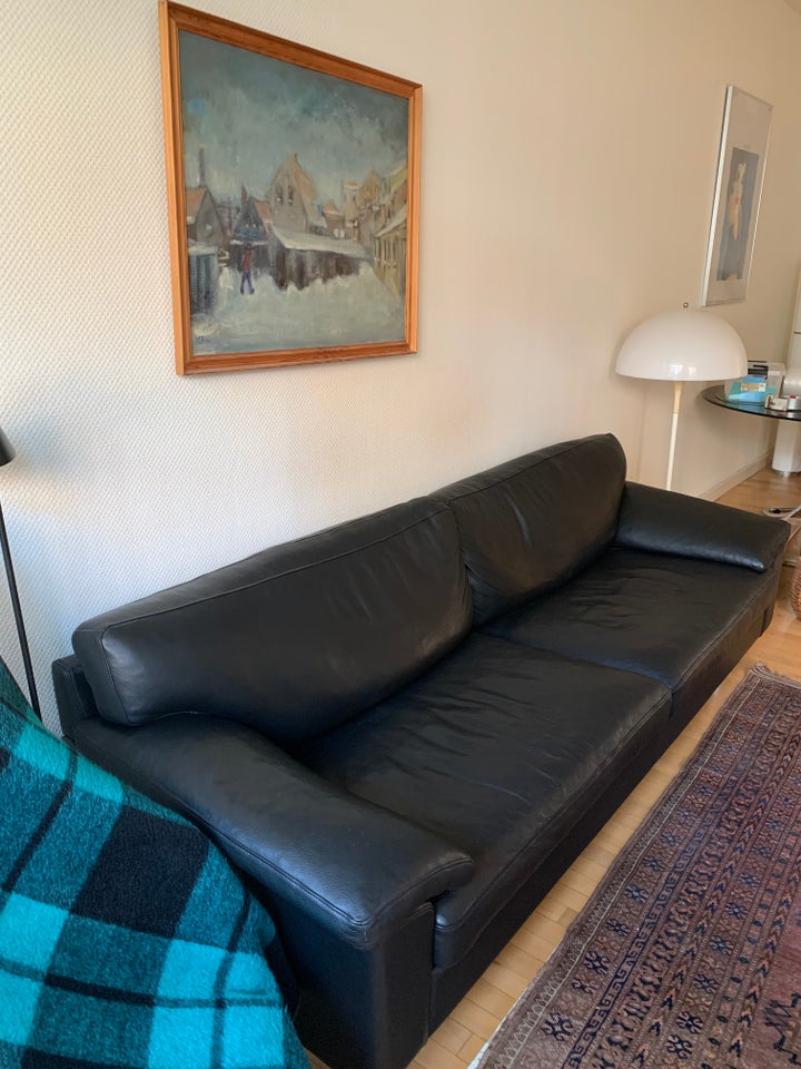 Sofa læder 3 pers