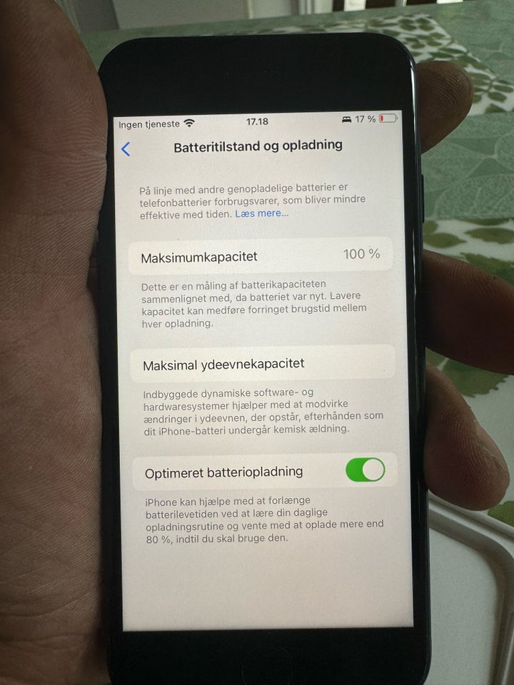 iPhone SE 3 generation 64 GB blå