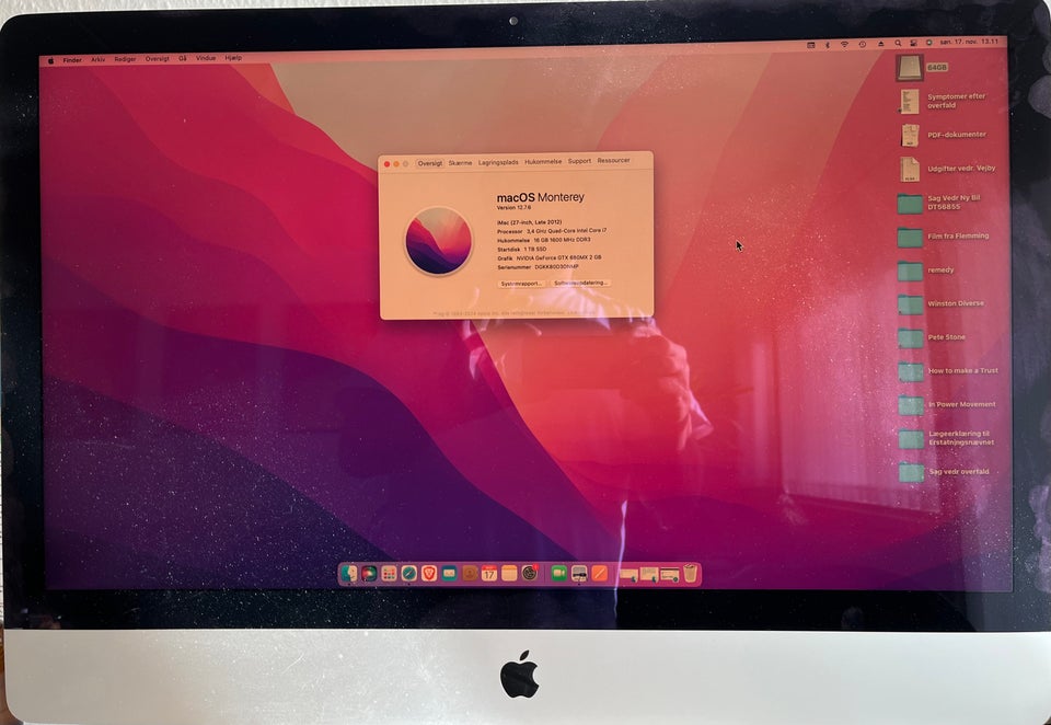 iMac, 27, 3.4 GHz