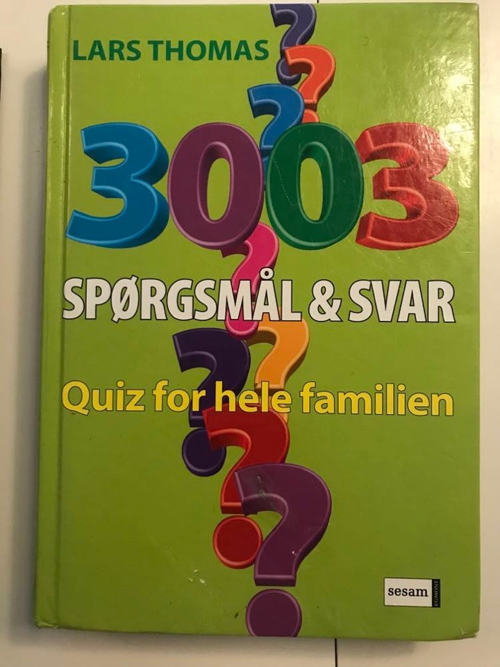 3003 Spørgsmål  svar - Quiz for hele