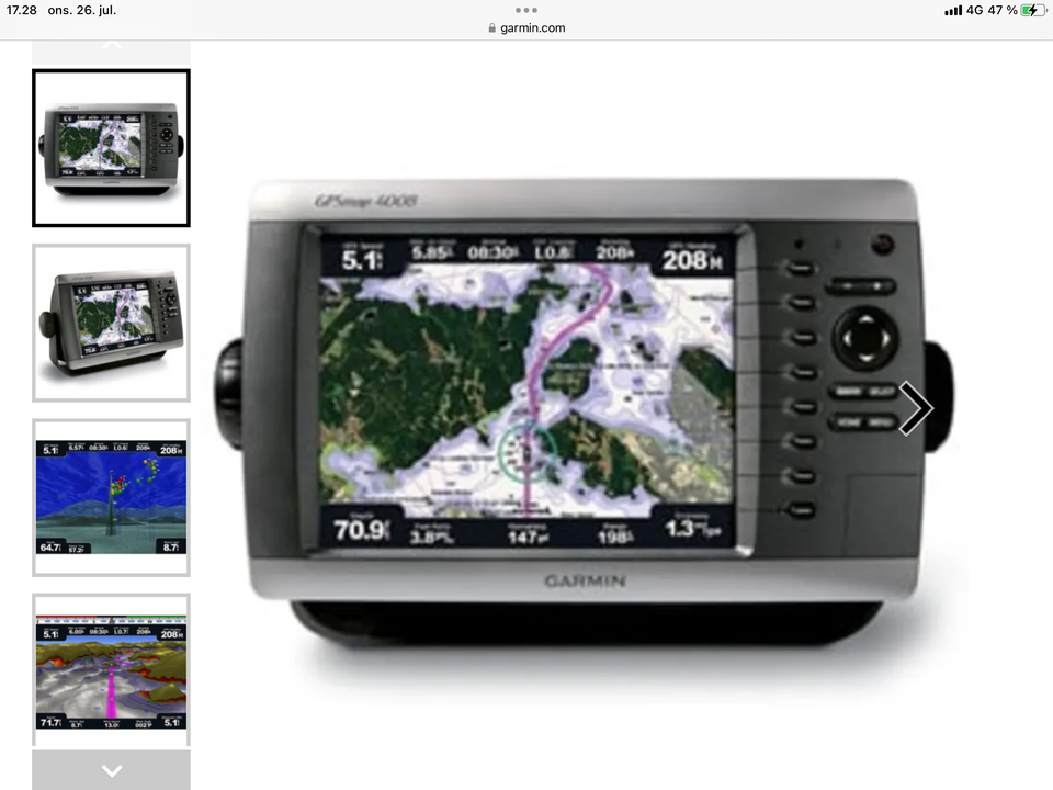 Garmin kortplotterGPSmap 4