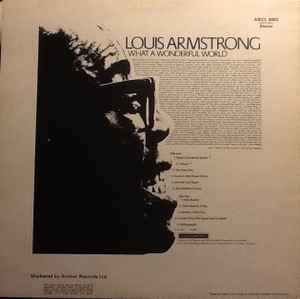 LP Louis Armstrong  What a