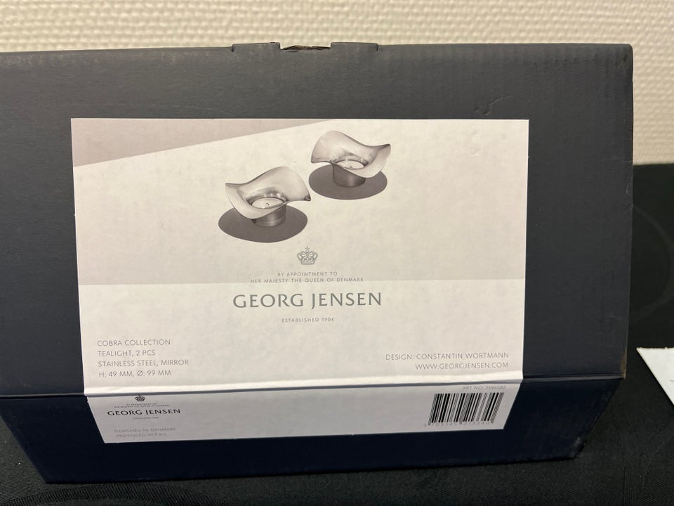 Georg Jensen Cobra fyrfadsstager,