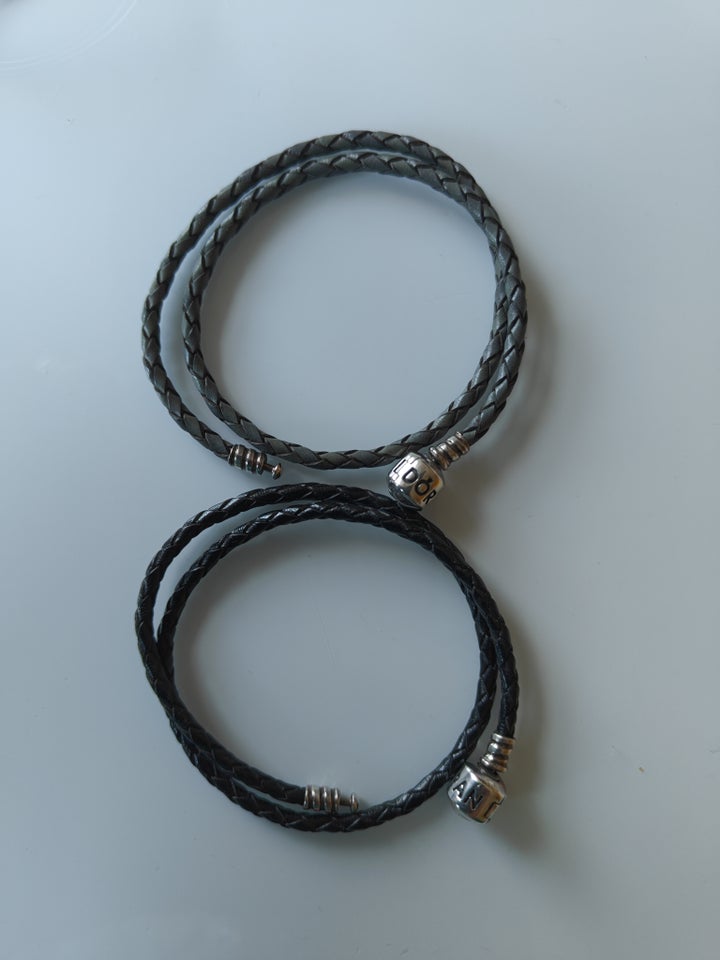 Armbånd, læder, Pandora