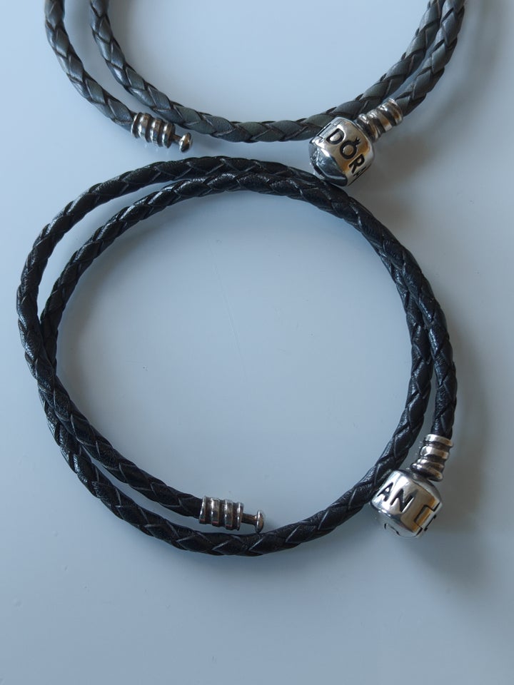 Armbånd, læder, Pandora