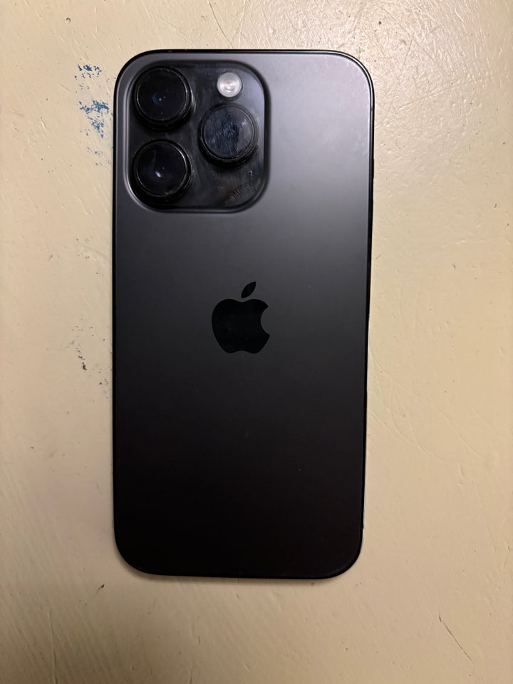 iPhone 14 Pro, 128 GB, sort