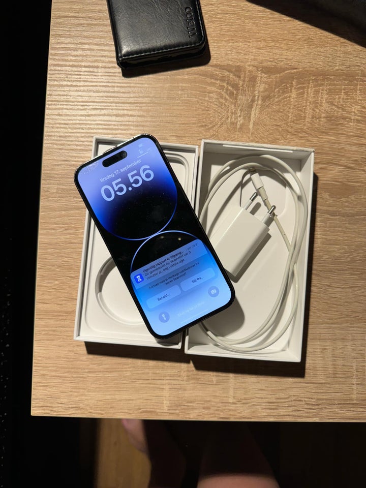 iPhone 14 Pro, 128 GB, sort