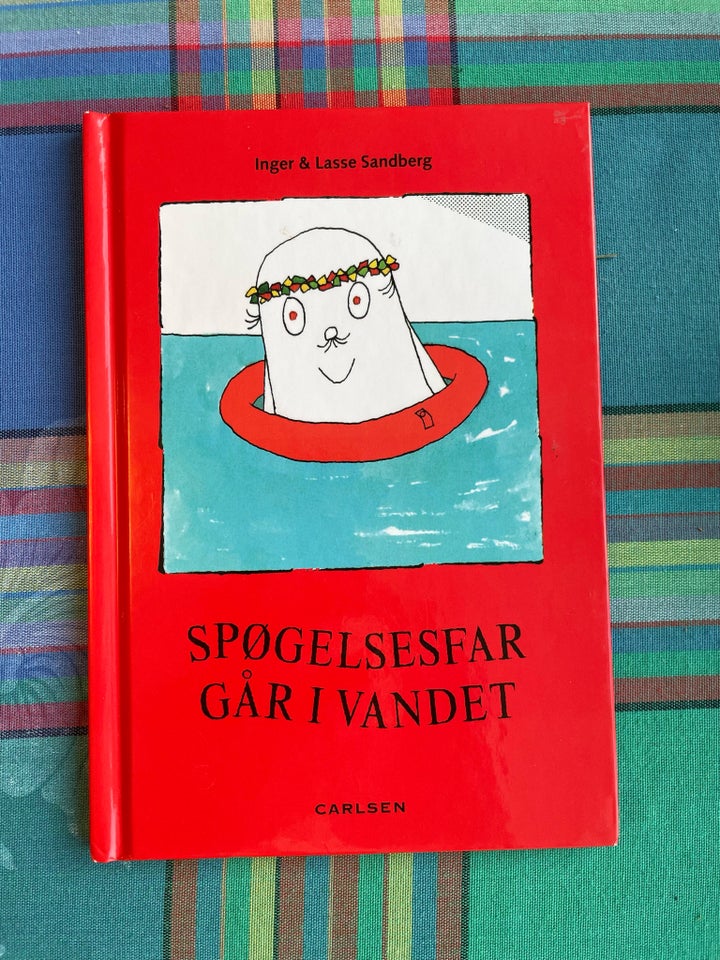 Spøgelsesfar går i vandet. , Inger 