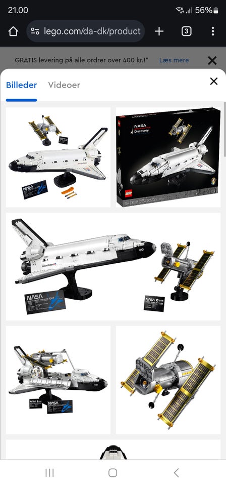 Lego andet, NASA Space Shuttle