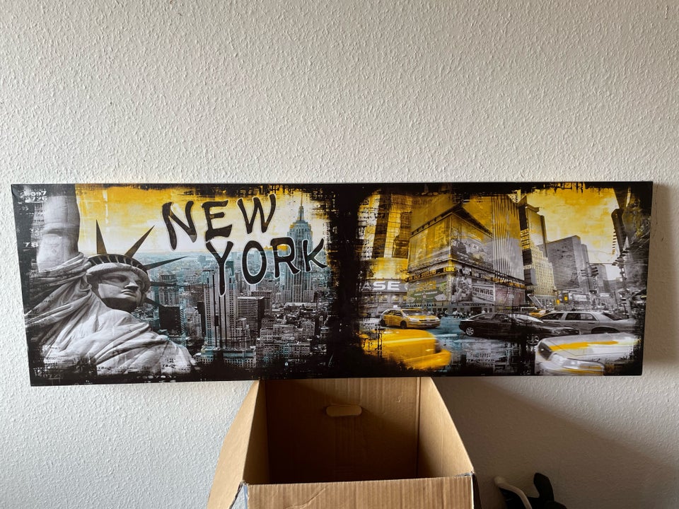 Lærredstryk, motiv: New York