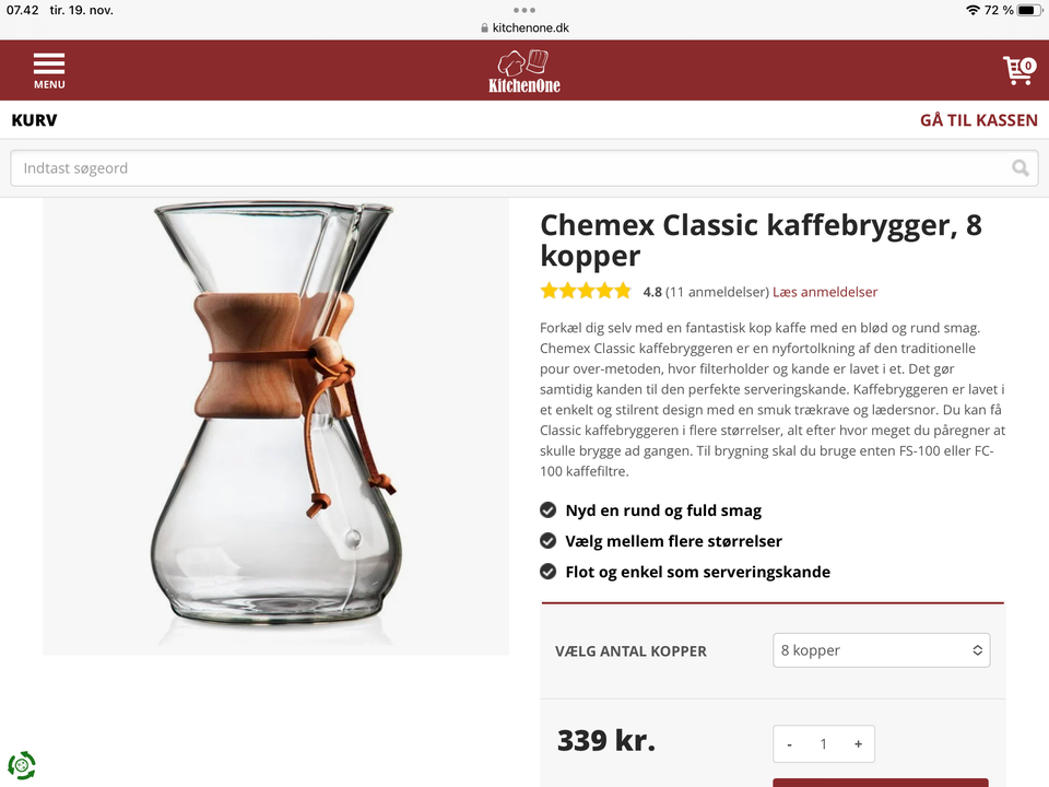 Kaffebrygger, Chemex