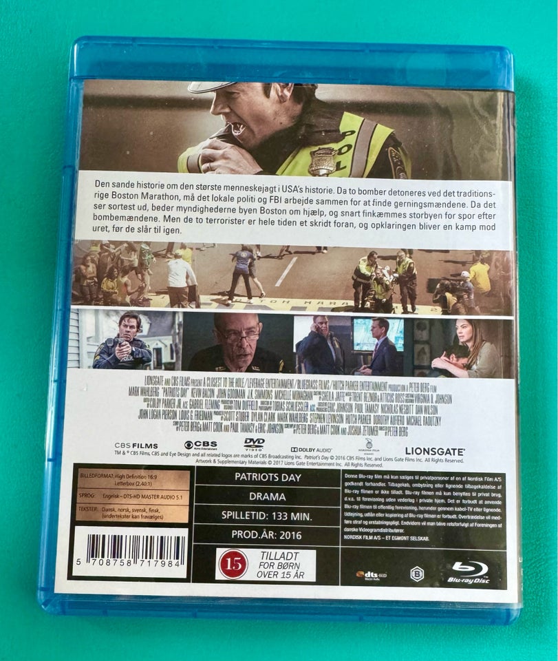 Patriots Day Blu-ray drama