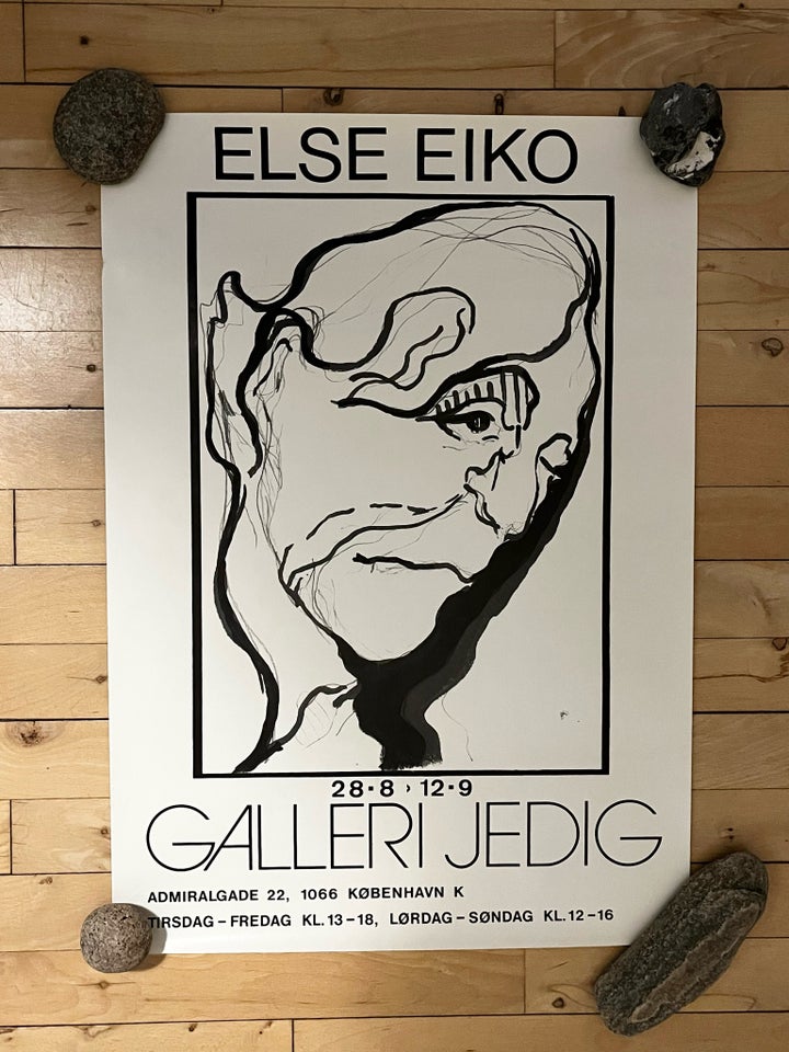 Retro kunstplakat Else Eiko  b: 43