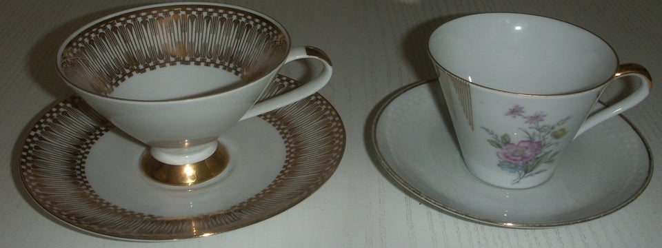 Porcelæn Mokka/Kaffekopper