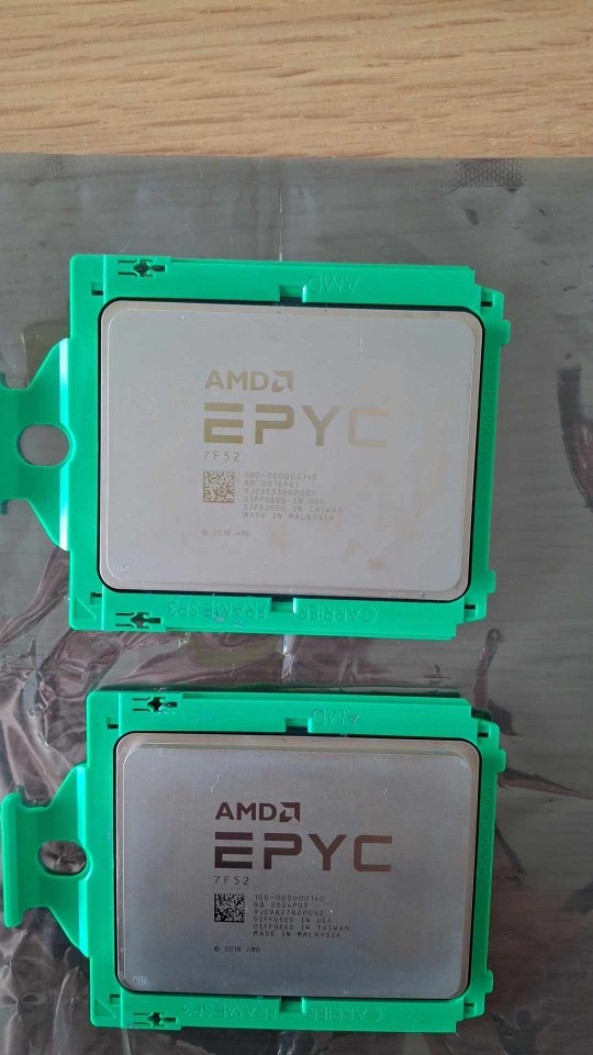 CPU, AMD EPYC, 7F52