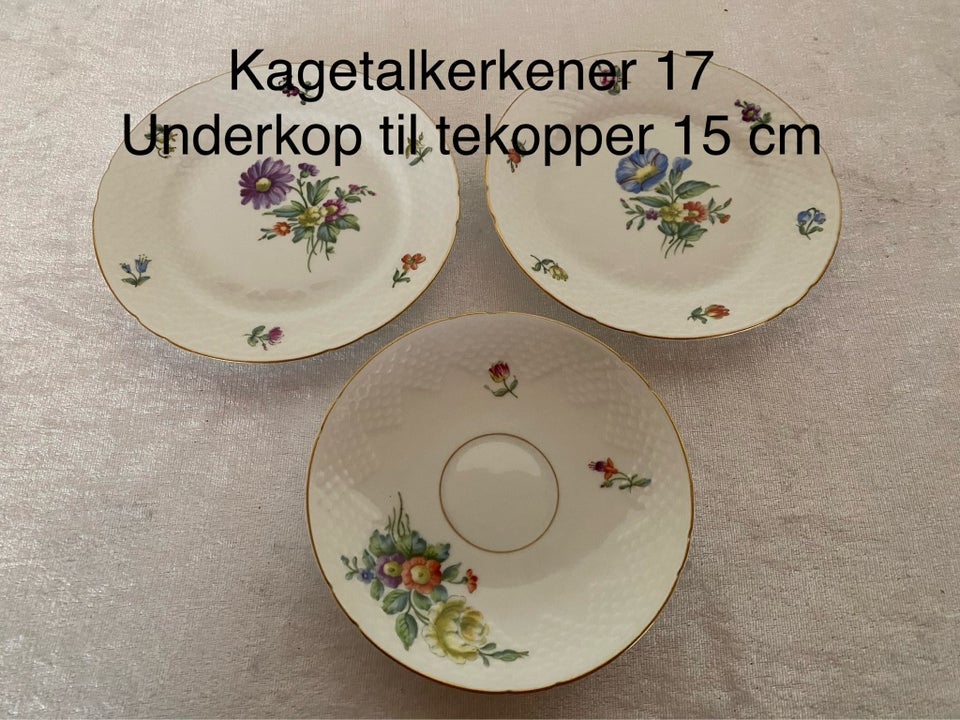 Porcelæn Saksiskblomst  BG