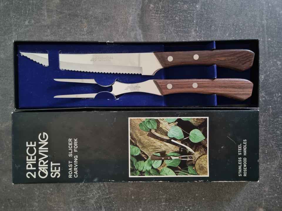 Rustfrit stål, Carving set,