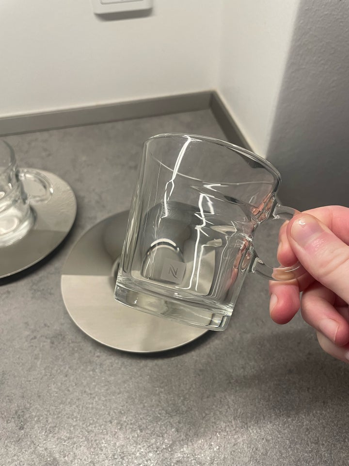 Glas Lungo kopper kaffekopper