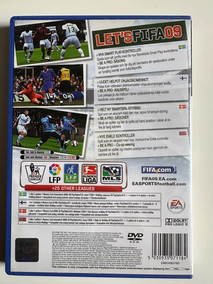 FIFA 09 PS2 sport