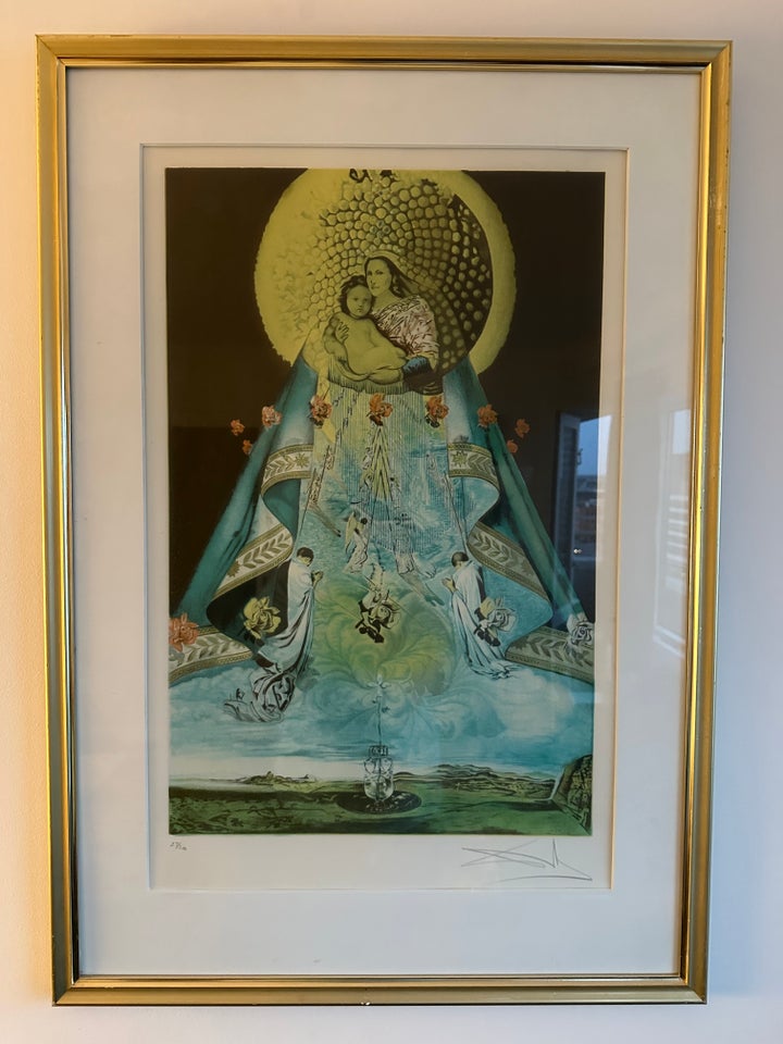 Radering Salvador Dali motiv: