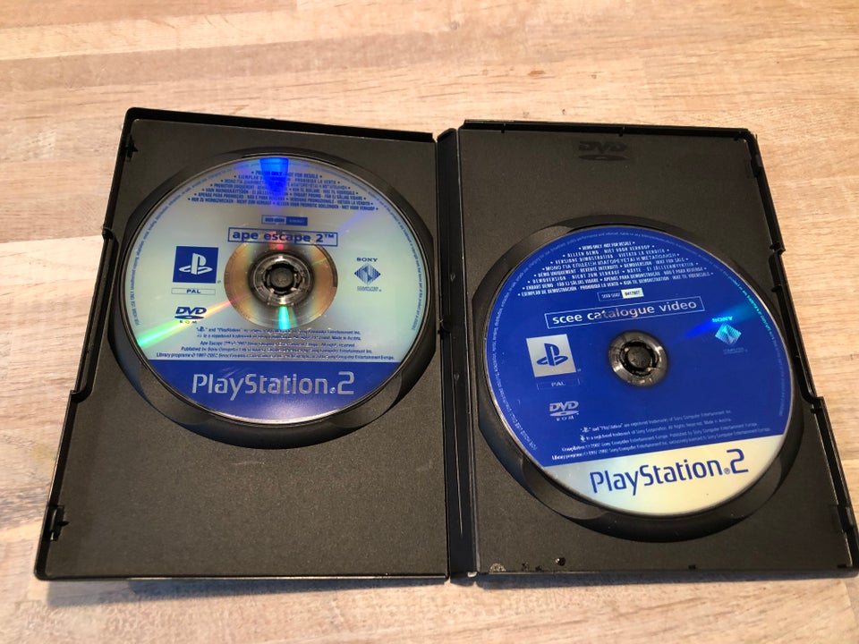 Ape Escape promo disc + SCEE