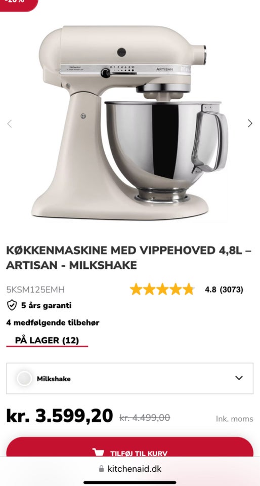 Røremaskine, Kitchen aid