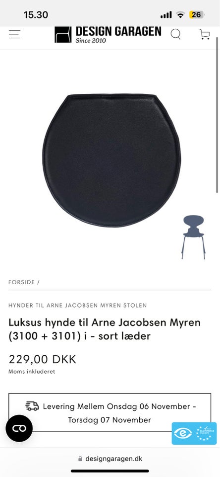 Arne Jacobsen, 3100, Hynde