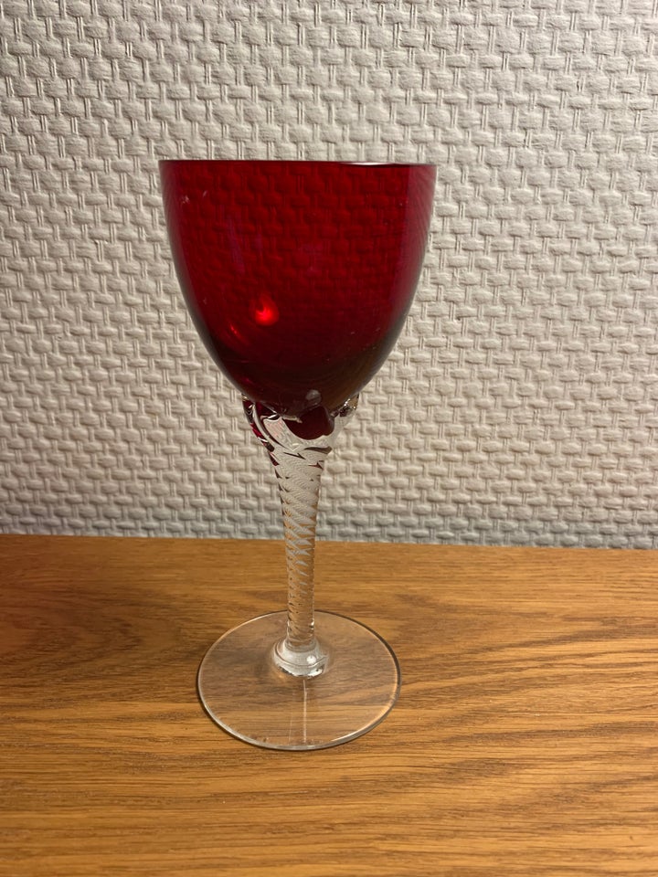 Glas Røde krystalglas