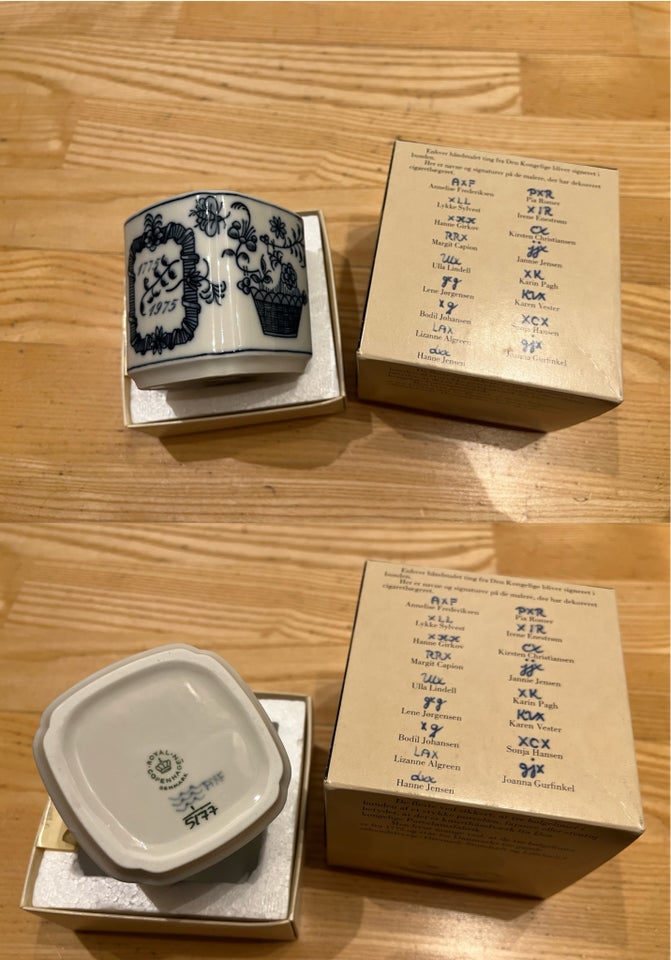 Samling af porcelæn - Royal