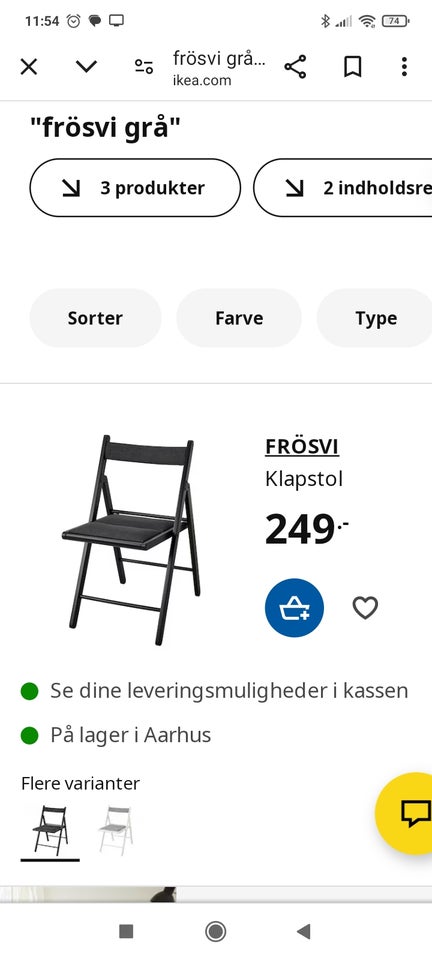Klapstol  Ikea