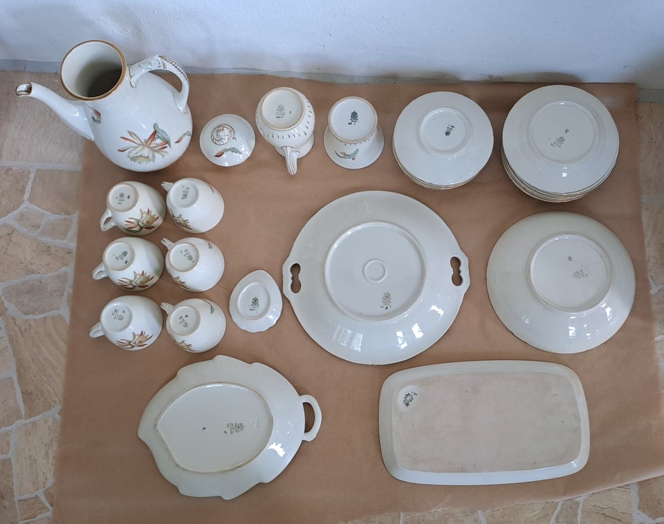 Porcelæn Kaffestel Bing og