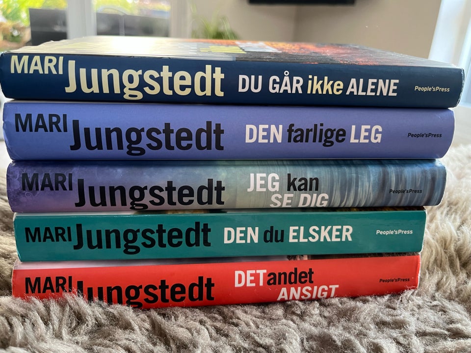 5 x bøger, Mari Jungstedt, genre: