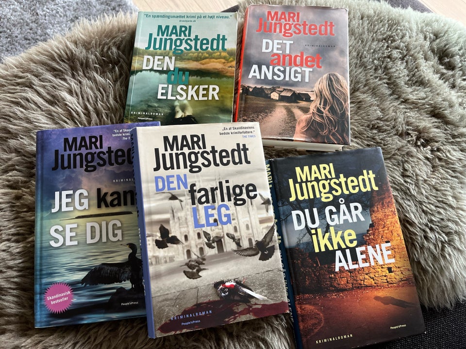 5 x bøger, Mari Jungstedt, genre: