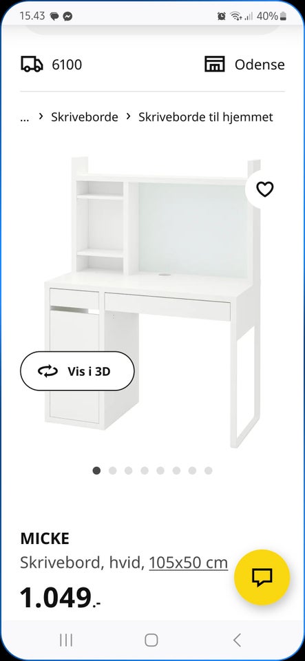 Skrivebord, IKEA