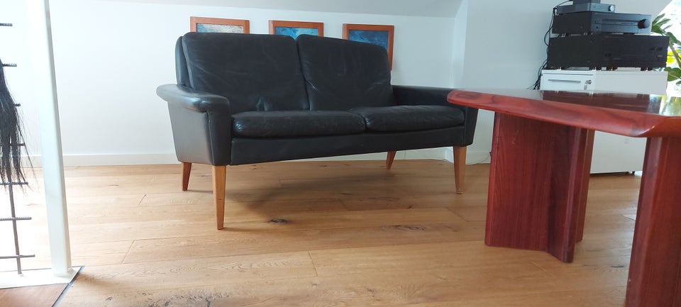 Kurt Østervig Sofa sort læder