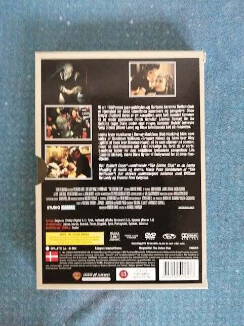 The Cotton Club, DVD, drama