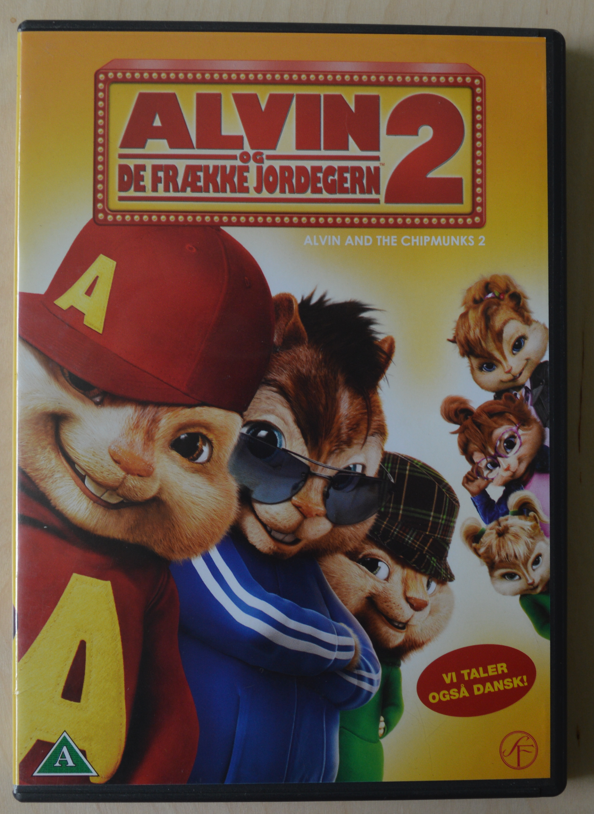 Alvin og de frække jordegern 2, DVD,