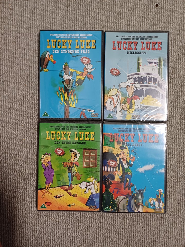 Lucky Luke, DVD, tegnefilm